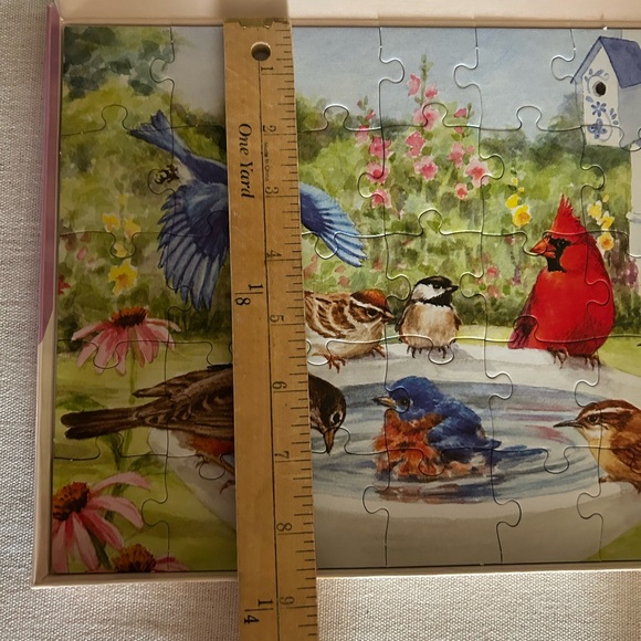 Relish Puzzle Large Pieces For Seniors- Dementia Product 35 Piece Bathing Birds - Picture 10 of 13